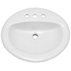 PF20178BS Rockaway Self Rimming Bathroom Sink - Biscuit PF20178BS Rockaway Self Rimming Bathroom Sink - Biscuit