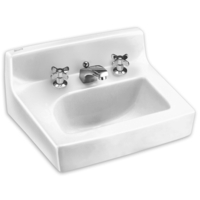 Wall Hung Bathroom Sink 18'' x 15-7/8'' x 8'' Wall Hung Bathroom Sink 18'' x 15-7/8'' x 8''
