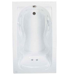 A2770018W020 Cadet 60'' x 32'' Whirlpool Bath - White A2770018W020 Cadet 60'' x 32'' Whirlpool Bath - White