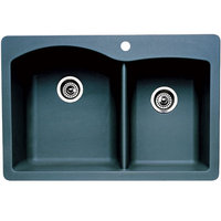 Double Bowl Kitchen Sink 33'' x 22'' x 9-1/2'' Double Bowl Kitchen Sink 33'' x 22'' x 9-1/2''