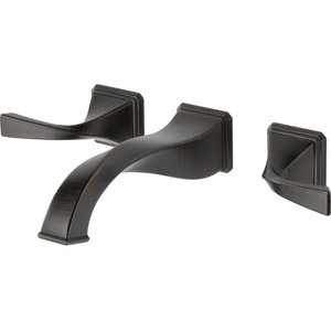 D65830LFRB Virage Wall Mount Bathroom Faucet Bathroom Faucet - Venetian Bronze D65830LFRB Virage Wall Mount Bathroom Faucet Bathroom Faucet - Venetian Bronze