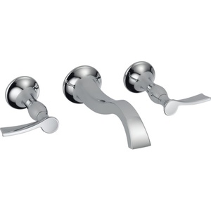 D65890LFPCLHP RSVP Wall Mount Bathroom Faucet Bathroom Faucet - Chrome D65890LFPCLHP RSVP Wall Mount Bathroom Faucet Bathroom Faucet - Chrome