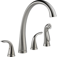 Two Handle Kitchen Faucet 4 Hole Two Handle Kitchen Faucet 4 Hole