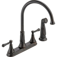 Two Handle Kitchen Faucet 3 or 4 Hole Two Handle Kitchen Faucet 3 or 4 Hole