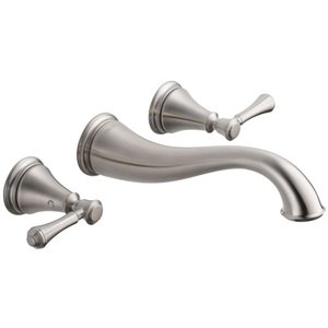 D3597LFSSWL Cassidy Wall Mount Bathroom Faucet Bathroom Faucet - Stainless D3597LFSSWL Cassidy Wall Mount Bathroom Faucet Bathroom Faucet - Stainless