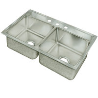 Double Bowl Kitchen Sink 33'' x 19-1/2'' x 10-1/8'' Double Bowl Kitchen Sink 33'' x 19-1/2'' x 10-1/8''