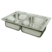 Double Bowl Kitchen Sink 33'' x 19-1/2'' x 4'' Double Bowl Kitchen Sink 33'' x 19-1/2'' x 4''