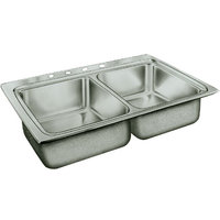 Double Bowl Kitchen Sink 33'' x 22'' x 8-1/8'' Double Bowl Kitchen Sink 33'' x 22'' x 8-1/8''