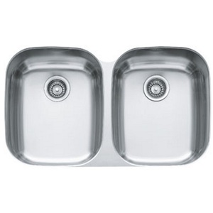 FRGX120 Regatta Stainless Steel Undermount - Double Bowl Kitchen Sink - Stainless Steel FRGX120 Regatta Stainless Steel Undermount - Double Bowl Kitchen Sink - Stainless Steel