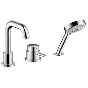 H04128000 Focus S Tub Faucet Trim Trim Kit - Chrome H04128000 Focus S Tub Faucet Trim Trim Kit - Chrome