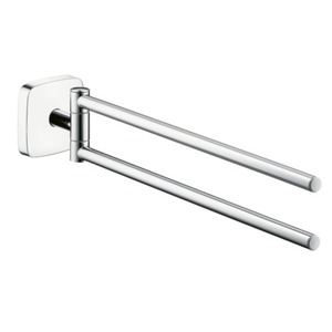 H41512000 PuraVida Towel Bar Bathroom Accessory - Chrome H41512000 PuraVida Towel Bar Bathroom Accessory - Chrome