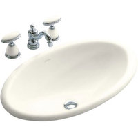 Self-Rimming Bathroom Sink 24 x 15 x 8-1/4 Self-Rimming Bathroom Sink 24 x 15 x 8-1/4
