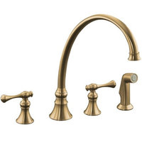 Two Handle Kitchen Faucet 4 Hole Two Handle Kitchen Faucet 4 Hole