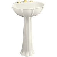 Pedestal Bathroom Sink 21-3/4 x 18-1/4 x 31-7/8 Pedestal Bathroom Sink 21-3/4 x 18-1/4 x 31-7/8