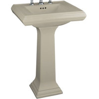 Pedestal Bathroom Sink 24 x 19-3/4 x 34-3/8 Pedestal Bathroom Sink 24 x 19-3/4 x 34-3/8