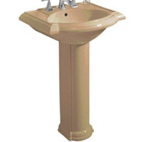 Pedestal Bathroom Sink 24-1/8 x 19-3/4 x 33-1/2 Pedestal Bathroom Sink 24-1/8 x 19-3/4 x 33-1/2