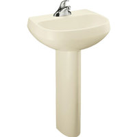 Pedestal Bathroom Sink 22-1/4 x 18-1/4 x 34-7/8 Pedestal Bathroom Sink 22-1/4 x 18-1/4 x 34-7/8