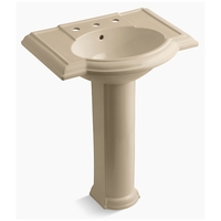 Pedestal Bathroom Sink 33-1/2'' x 27-1/2'' x 19-7/8'' Pedestal Bathroom Sink 33-1/2'' x 27-1/2'' x 19-7/8''