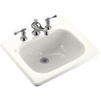 Self-Rimming Bathroom Sink 21 x 19 x 8-9/16 Self-Rimming Bathroom Sink 21 x 19 x 8-9/16