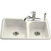 Double Bowl Kitchen Sink 33'' x 22'' x 7-5/8'' Double Bowl Kitchen Sink 33'' x 22'' x 7-5/8''