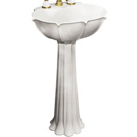 Pedestal Bathroom Sink 21-3/4 x 18-1/4 x 31-7/8 Pedestal Bathroom Sink 21-3/4 x 18-1/4 x 31-7/8