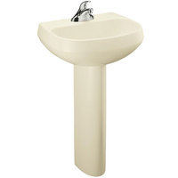 Pedestal Bathroom Sink 22-1/4 x 18-1/4 x 34-7/8 Pedestal Bathroom Sink 22-1/4 x 18-1/4 x 34-7/8
