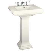 Pedestal Bathroom Sink 24 x 19-3/4 x 34-3/8 Pedestal Bathroom Sink 24 x 19-3/4 x 34-3/8