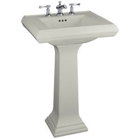 Pedestal Bathroom Sink 24 x 19-3/4 x 34-3/8 Pedestal Bathroom Sink 24 x 19-3/4 x 34-3/8