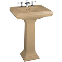 Pedestal Bathroom Sink 24 x 19-3/4 x 34-3/8 Pedestal Bathroom Sink 24 x 19-3/4 x 34-3/8