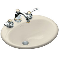 Self-Rimming Bathroom Sink 19-1/4 x 16-1/4 x 8-3/4 Self-Rimming Bathroom Sink 19-1/4 x 16-1/4 x 8-3/4