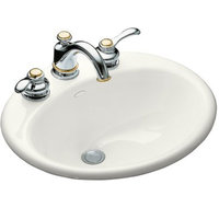 Self-Rimming Bathroom Sink 19-1/4 x 16-1/4 x 8-3/4 Self-Rimming Bathroom Sink 19-1/4 x 16-1/4 x 8-3/4