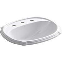 Self-Rimming Bathroom Sink 22-5/8 x 18-7/8 x 8-7/8 Self-Rimming Bathroom Sink 22-5/8 x 18-7/8 x 8-7/8