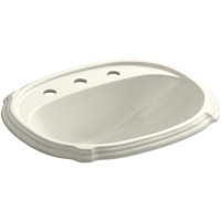 Self-Rimming Bathroom Sink 22-5/8 x 18-7/8 x 8-7/8 Self-Rimming Bathroom Sink 22-5/8 x 18-7/8 x 8-7/8