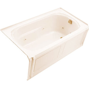 K1109-HR-96 Portrait 60'' x 32'' Whirlpool Bath - Biscuit K1109-HR-96 Portrait 60'' x 32'' Whirlpool Bath - Biscuit