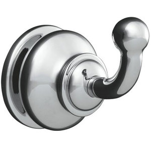 K12156-CP Fairfax Robe Hook Bathroom Accessory - Polished Chrome K12156-CP Fairfax Robe Hook Bathroom Accessory - Polished Chrome