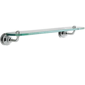 K12158-CP Fairfax Vanity Shelf Bathroom Accessory - Polished Chrome K12158-CP Fairfax Vanity Shelf Bathroom Accessory - Polished Chrome