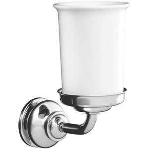 K12161-CP Fairfax Toothbrush & Tumbler Holder Bathroom Accessory - Polished Chrome K12161-CP Fairfax Toothbrush & Tumbler Holder Bathroom Accessory - Polished Chrome