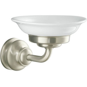 K12162-BN Fairfax Soap Dish Bathroom Accessory - Vibrant Brushed Nickel K12162-BN Fairfax Soap Dish Bathroom Accessory - Vibrant Brushed Nickel