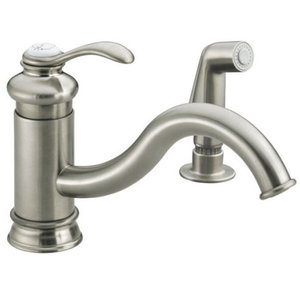 K12176-G Fairfax Single Handle Kitchen Faucet - Brushed Chrome K12176-G Fairfax Single Handle Kitchen Faucet - Brushed Chrome