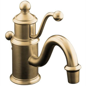 K139-BV Antique Single Hole Bathroom Faucet - Vibrant Brushed Bronze K139-BV Antique Single Hole Bathroom Faucet - Vibrant Brushed Bronze