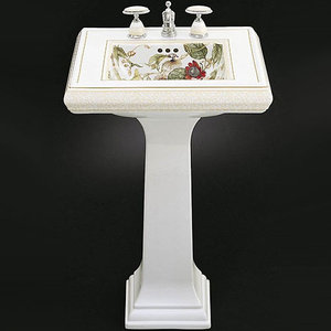 K14226-TD-0 Crimson Topaz Pedestal Bathroom Sink - White K14226-TD-0 Crimson Topaz Pedestal Bathroom Sink - White