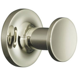 K14443-SN Purist Robe Hook Bathroom Accessory - Vibrant Polished Nickel K14443-SN Purist Robe Hook Bathroom Accessory - Vibrant Polished Nickel