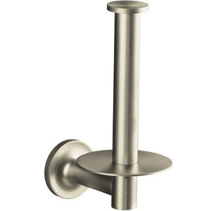 K14444-BN Purist Paper Holder Bathroom Accessory - Vibrant Brushed Nickel K14444-BN Purist Paper Holder Bathroom Accessory - Vibrant Brushed Nickel