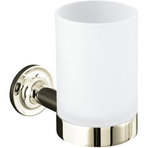 K14447-SN Purist Toothbrush & Tumbler Holder Bathroom Accessory - Vibrant Polished Nickel K14447-SN Purist Toothbrush & Tumbler Holder Bathroom Accessory - Vibrant Polished Nickel