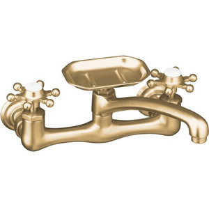 K149-3-BV Antique Wall Mount Kitchen Faucet - Vibrant Brushed Bronze K149-3-BV Antique Wall Mount Kitchen Faucet - Vibrant Brushed Bronze