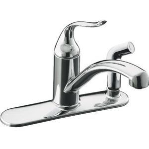K15073-P-CP Coralais Single Handle Kitchen Faucet - Polished Chrome K15073-P-CP Coralais Single Handle Kitchen Faucet - Polished Chrome