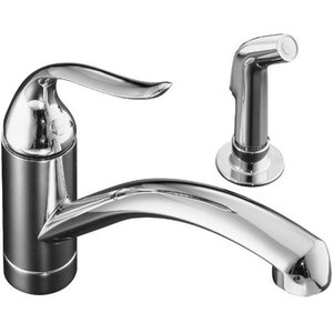 K15076-P-CP Coralais Single Handle Kitchen Faucet - Polished Chrome K15076-P-CP Coralais Single Handle Kitchen Faucet - Polished Chrome