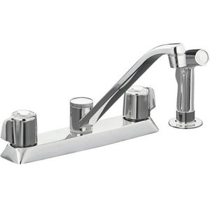 K15253-B-CP Coralais Two-Handle Kitchen Faucet - Polished Chrome K15253-B-CP Coralais Two-Handle Kitchen Faucet - Polished Chrome