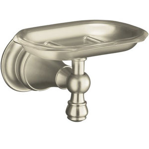 K16142-BN Revival Soap Dish Bathroom Accessory - Vibrant Brushed Nickel K16142-BN Revival Soap Dish Bathroom Accessory - Vibrant Brushed Nickel