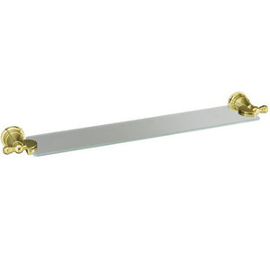 K16143-PB Revival Vanity Shelf Bathroom Accessory - Vibrant Polished Brass K16143-PB Revival Vanity Shelf Bathroom Accessory - Vibrant Polished Brass